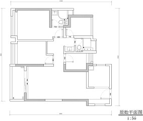 95㎡中古精装房升级荔湾区保利西悦湾装修图大全