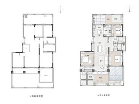 北岩设计|300㎡花园底跃，静待秋来装修图大全